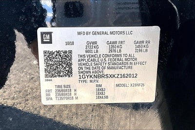 2019 Cadillac XT5 AWD