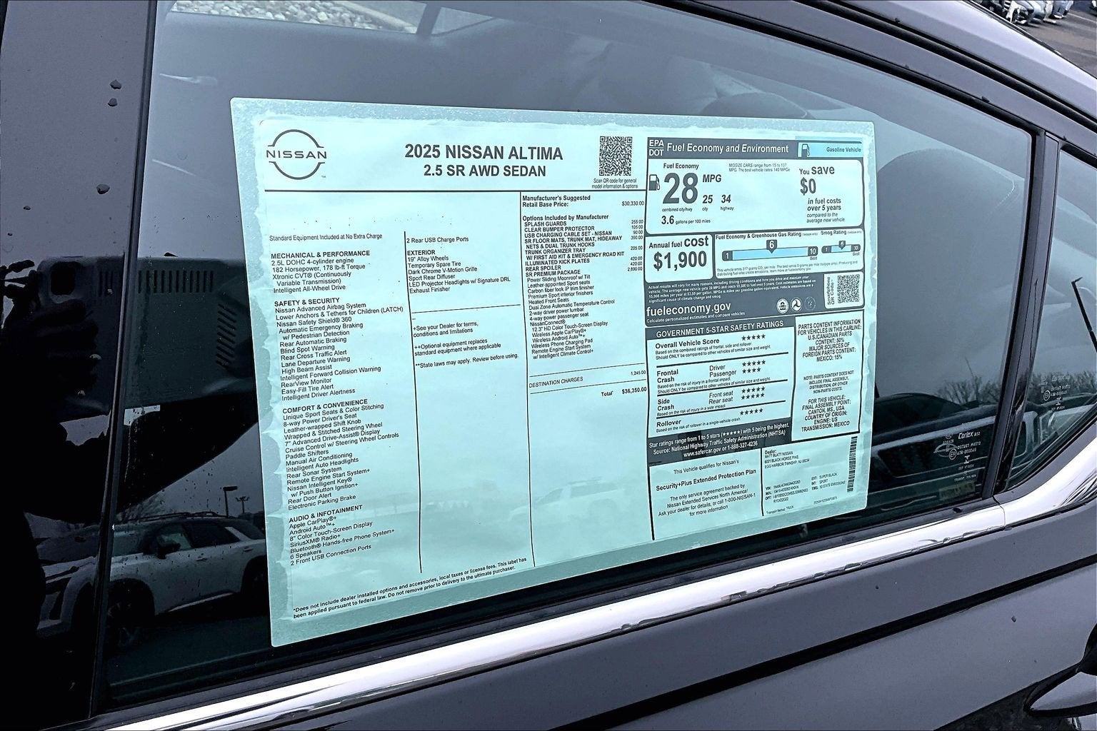 2025 Nissan Altima SR