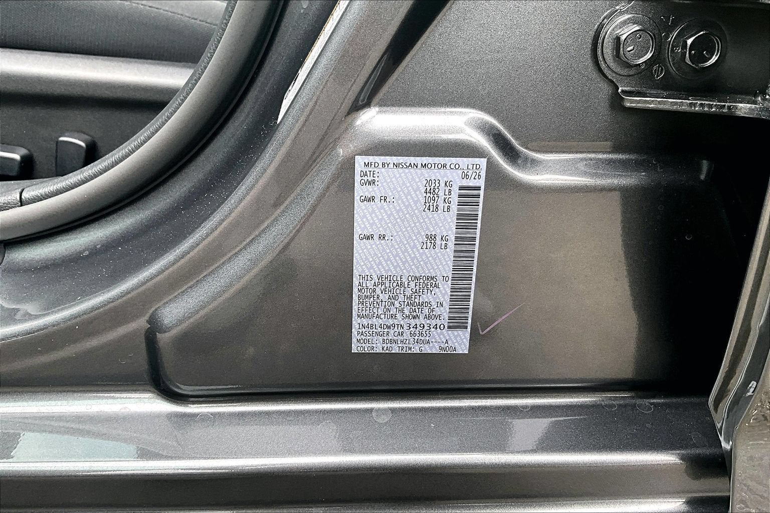 2026 Nissan Altima SV