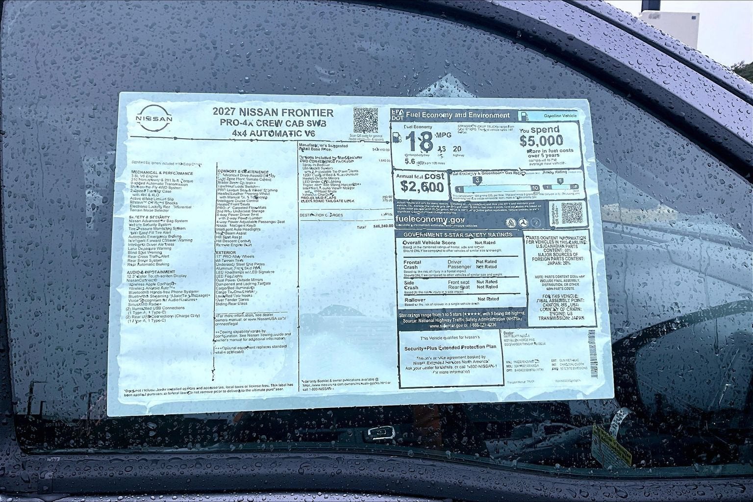 2027 Nissan Frontier PRO-4X