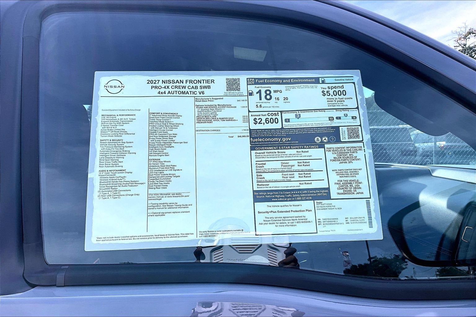 2027 Nissan Frontier PRO-4X