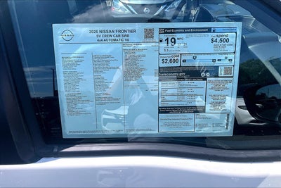 2026 Nissan Frontier SV