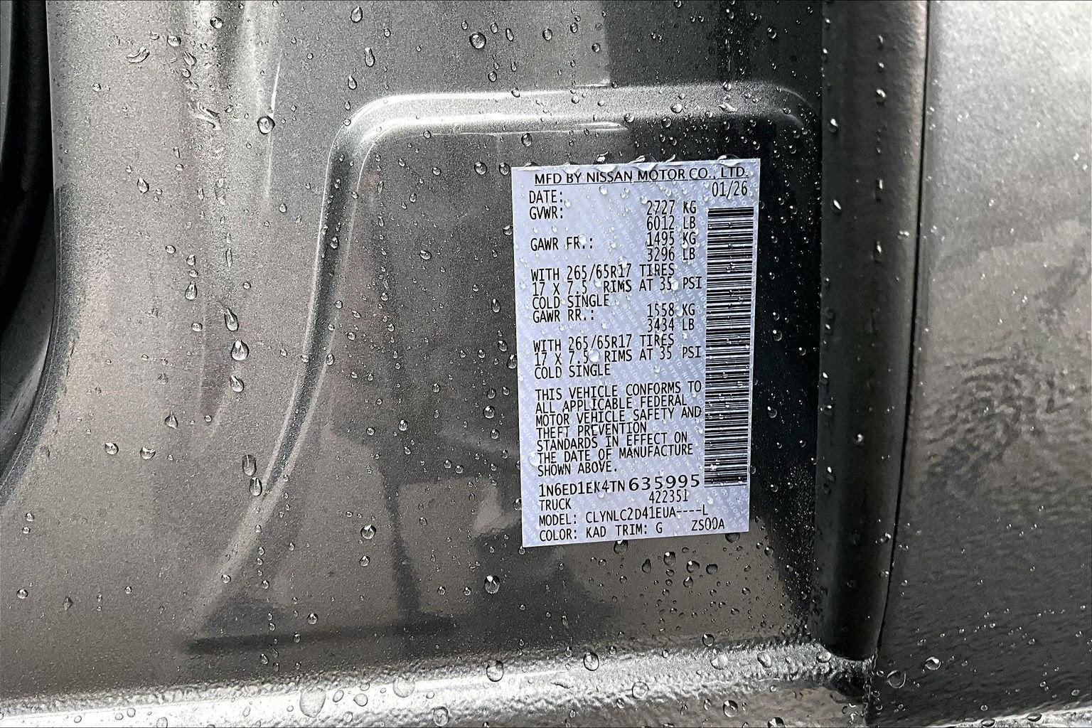 2026 Nissan Frontier SV