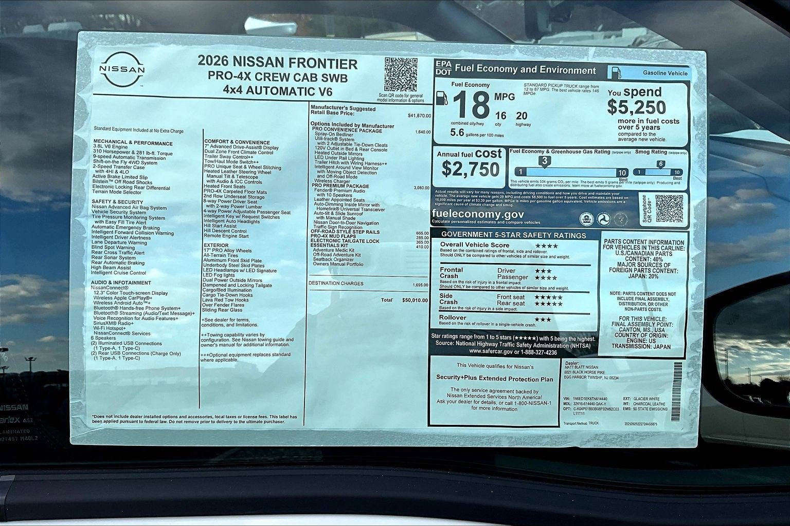 2026 Nissan Frontier PRO-4X