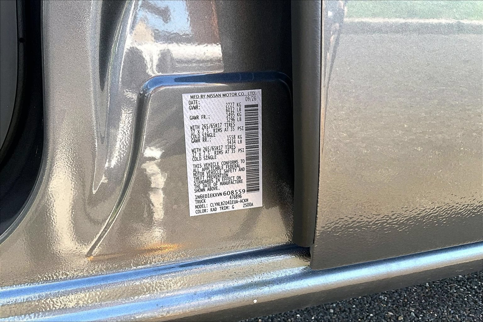 2027 Nissan Frontier SV
