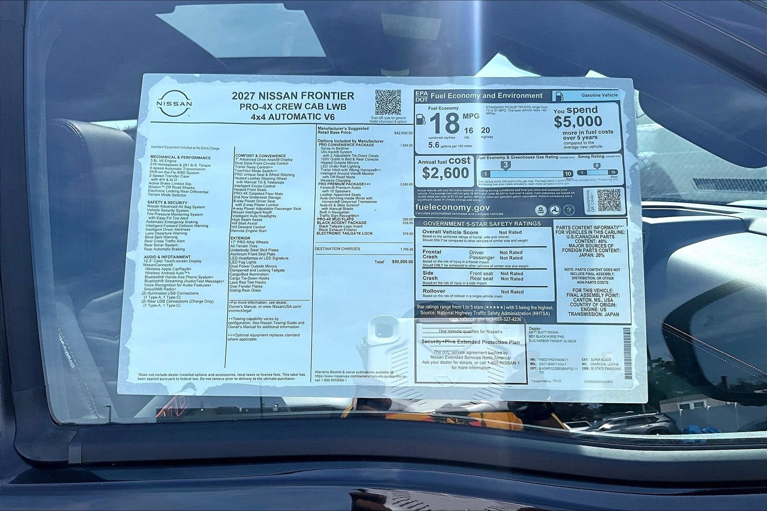 2027 Nissan Frontier PRO-4X