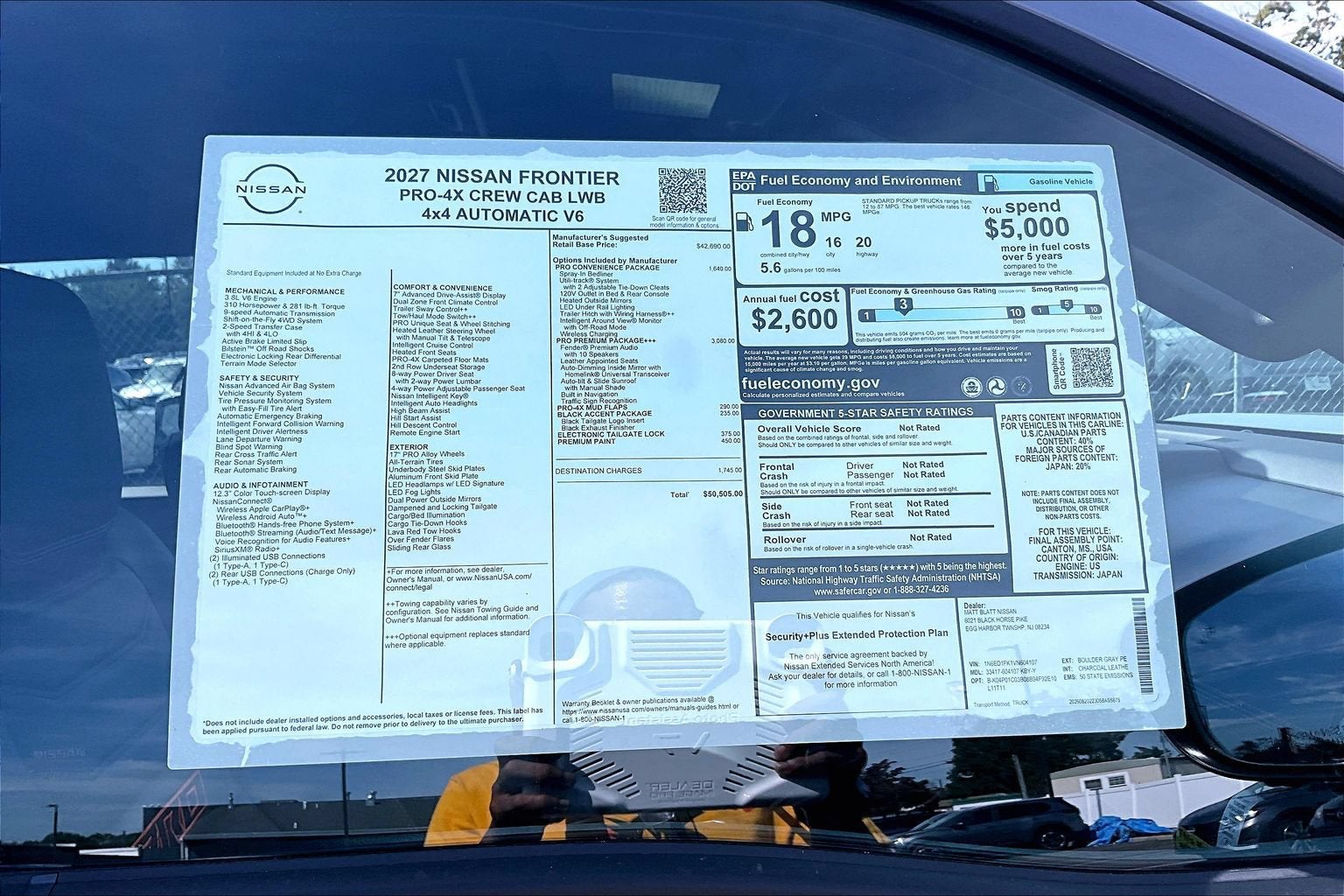 2027 Nissan Frontier PRO-4X