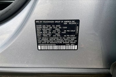 2025 Volkswagen Atlas 2.0T SEL Premium R-Line