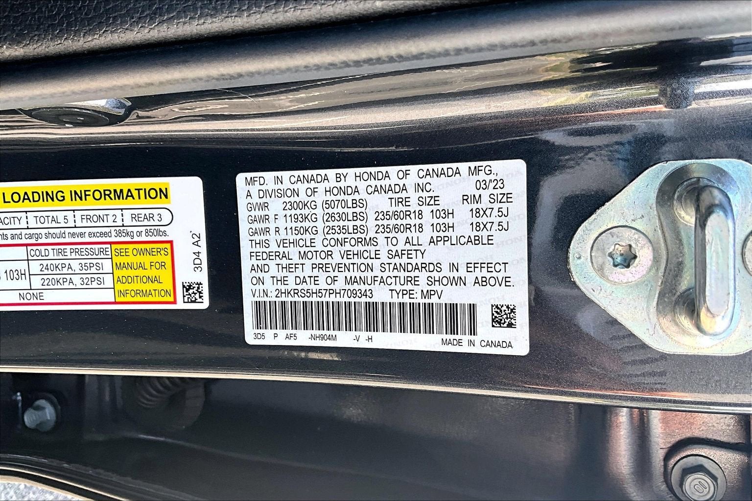 2023 Honda CR-V Hybrid Sport
