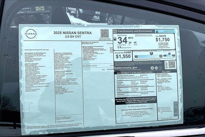 2025 Nissan Sentra SV