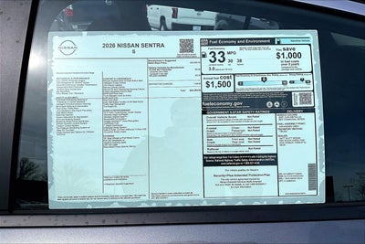 2026 Nissan Sentra S