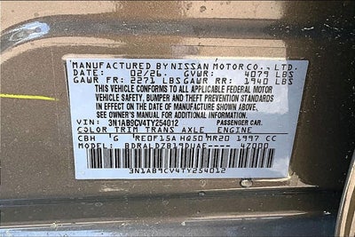 2026 Nissan Sentra SV