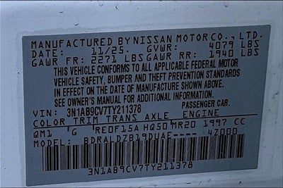 2026 Nissan Sentra SV