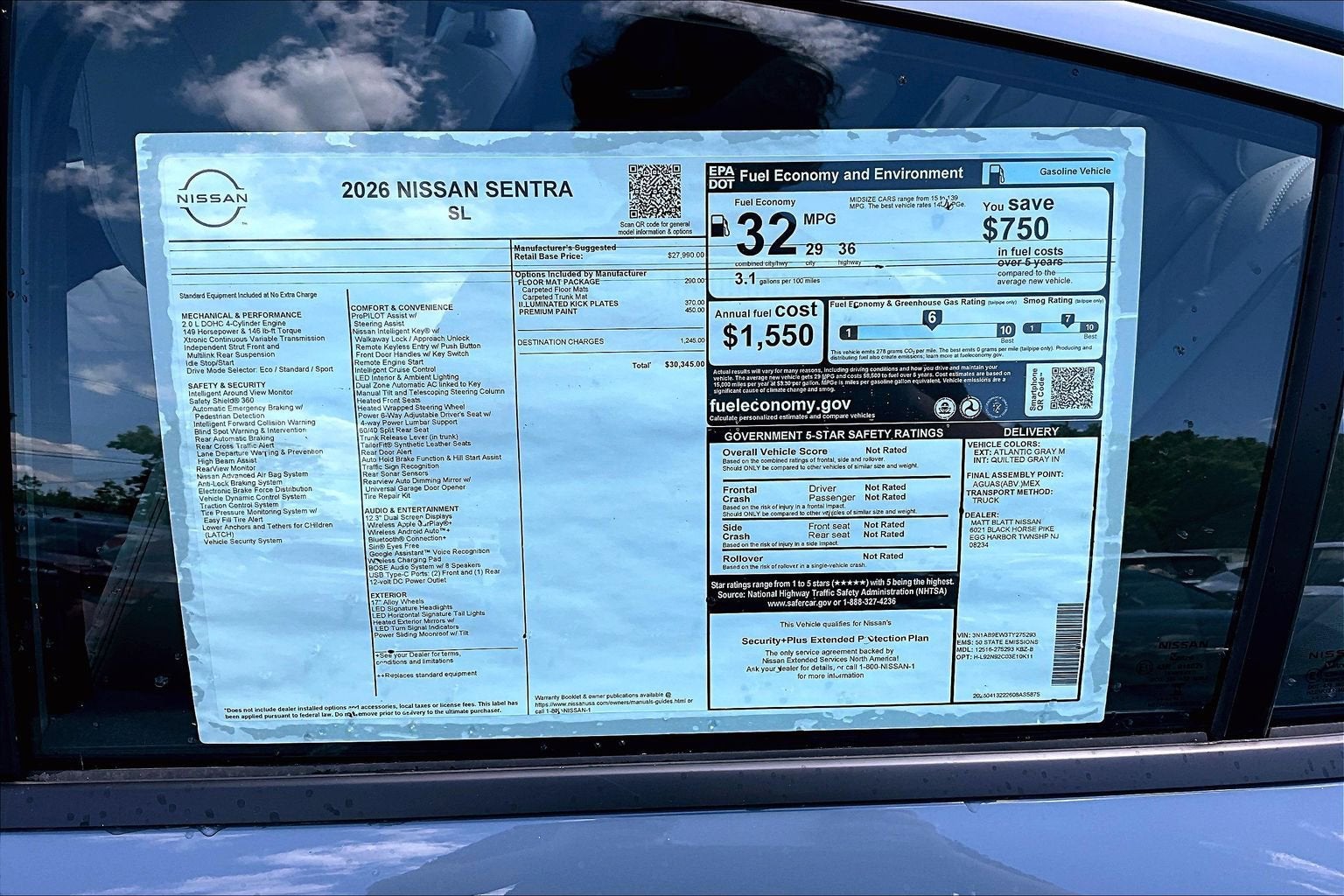 2026 Nissan Sentra SL