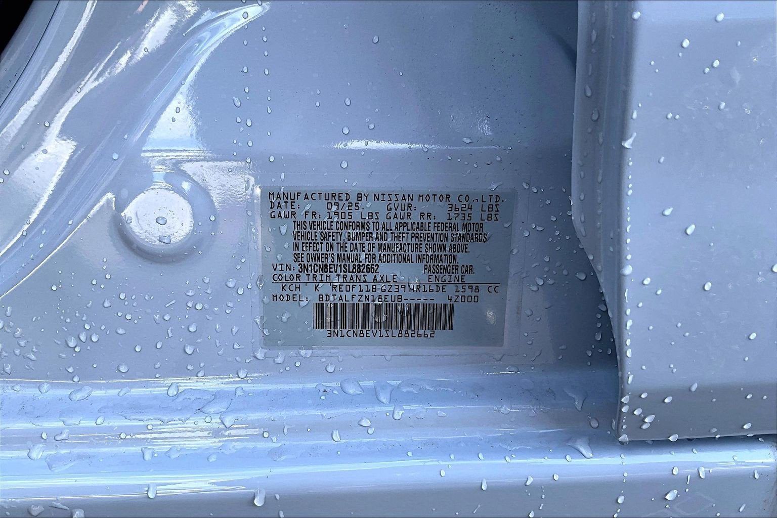 2025 Nissan Versa SV