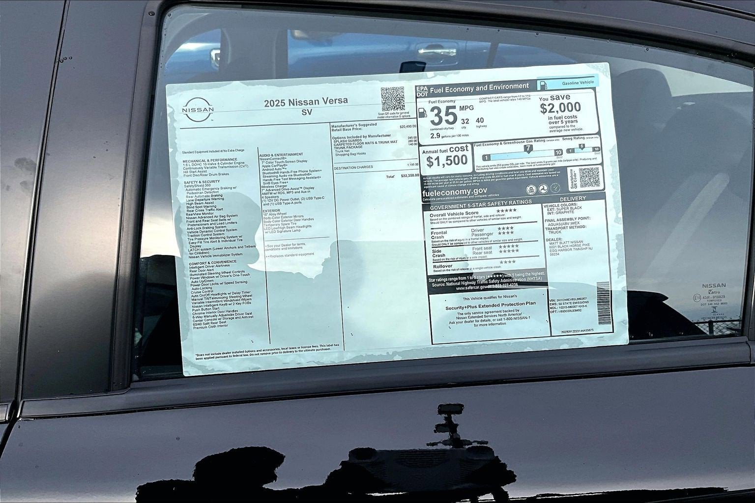 2025 Nissan Versa SV