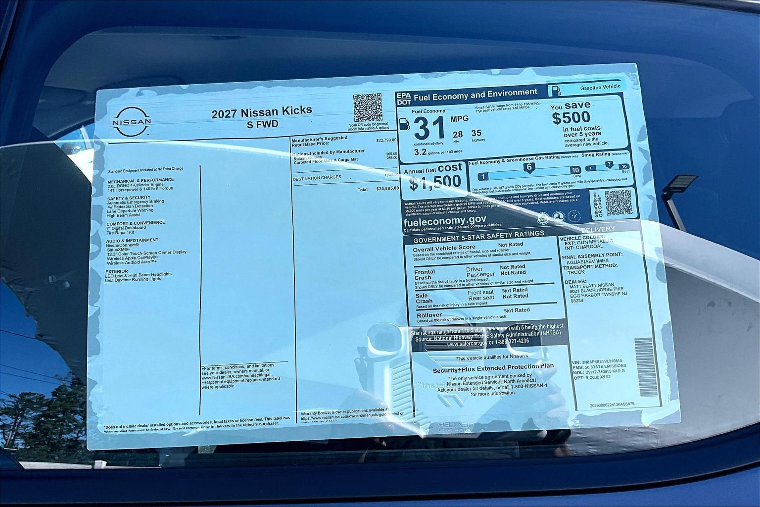 2027 Nissan Kicks S