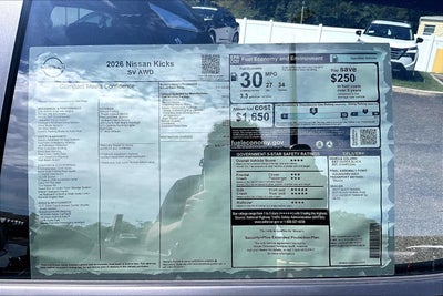 2026 Nissan Kicks SV
