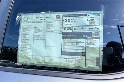 2026 Nissan Kicks SV