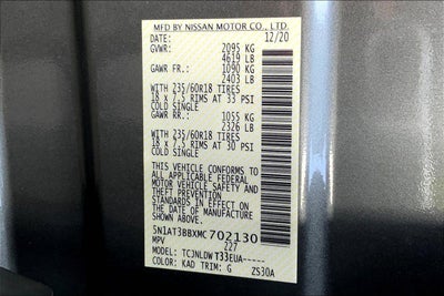 2021 Nissan Rogue SV