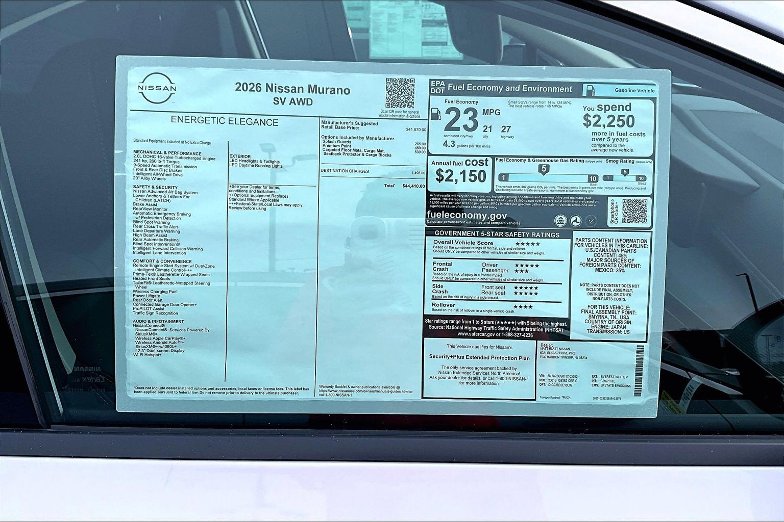 2026 Nissan Murano SV