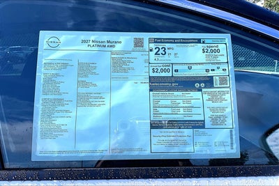 2027 Nissan Murano Platinum