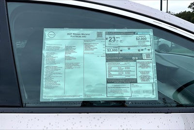 2027 Nissan Murano Platinum
