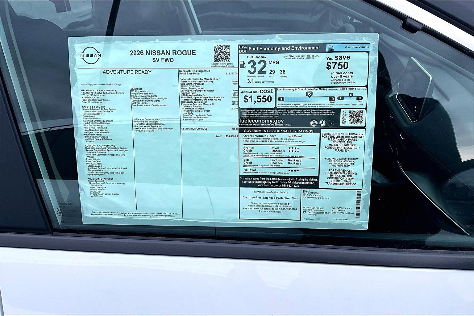 2026 Nissan Rogue SV