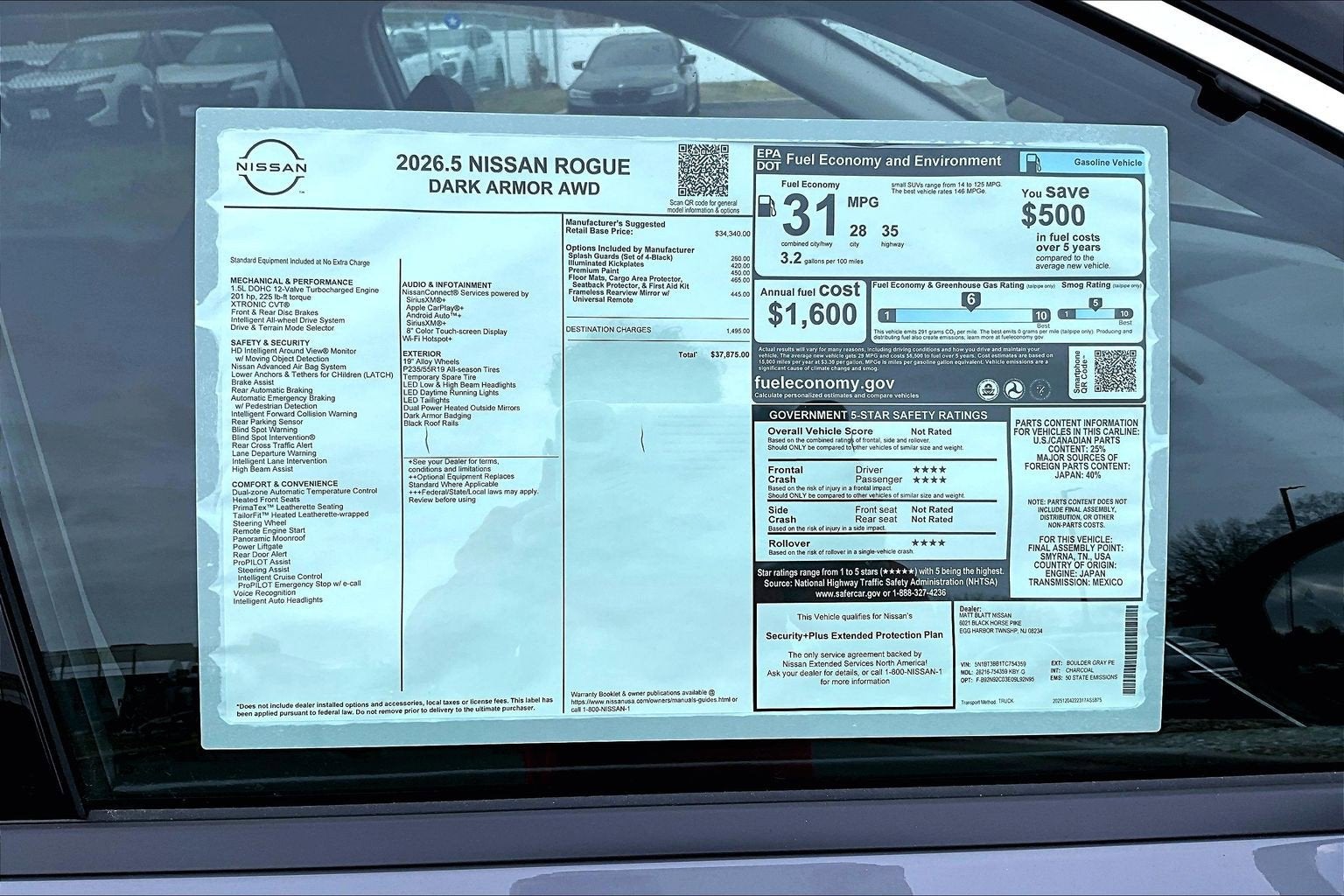 2026 Nissan Rogue Dark Armor