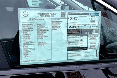 2026 Nissan Rogue Rock Creek
