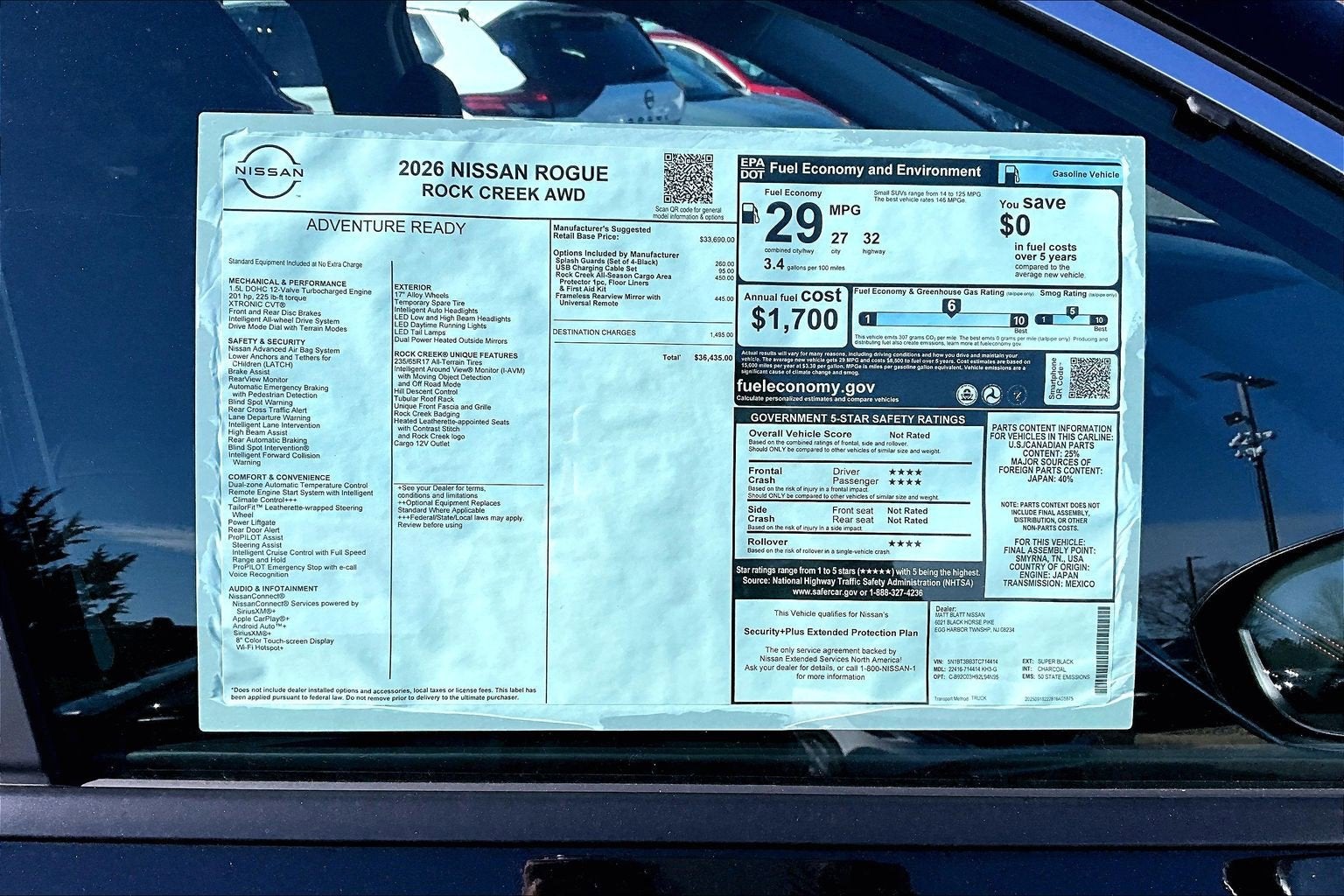 2026 Nissan Rogue Rock Creek