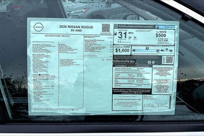 2026 Nissan Rogue SV