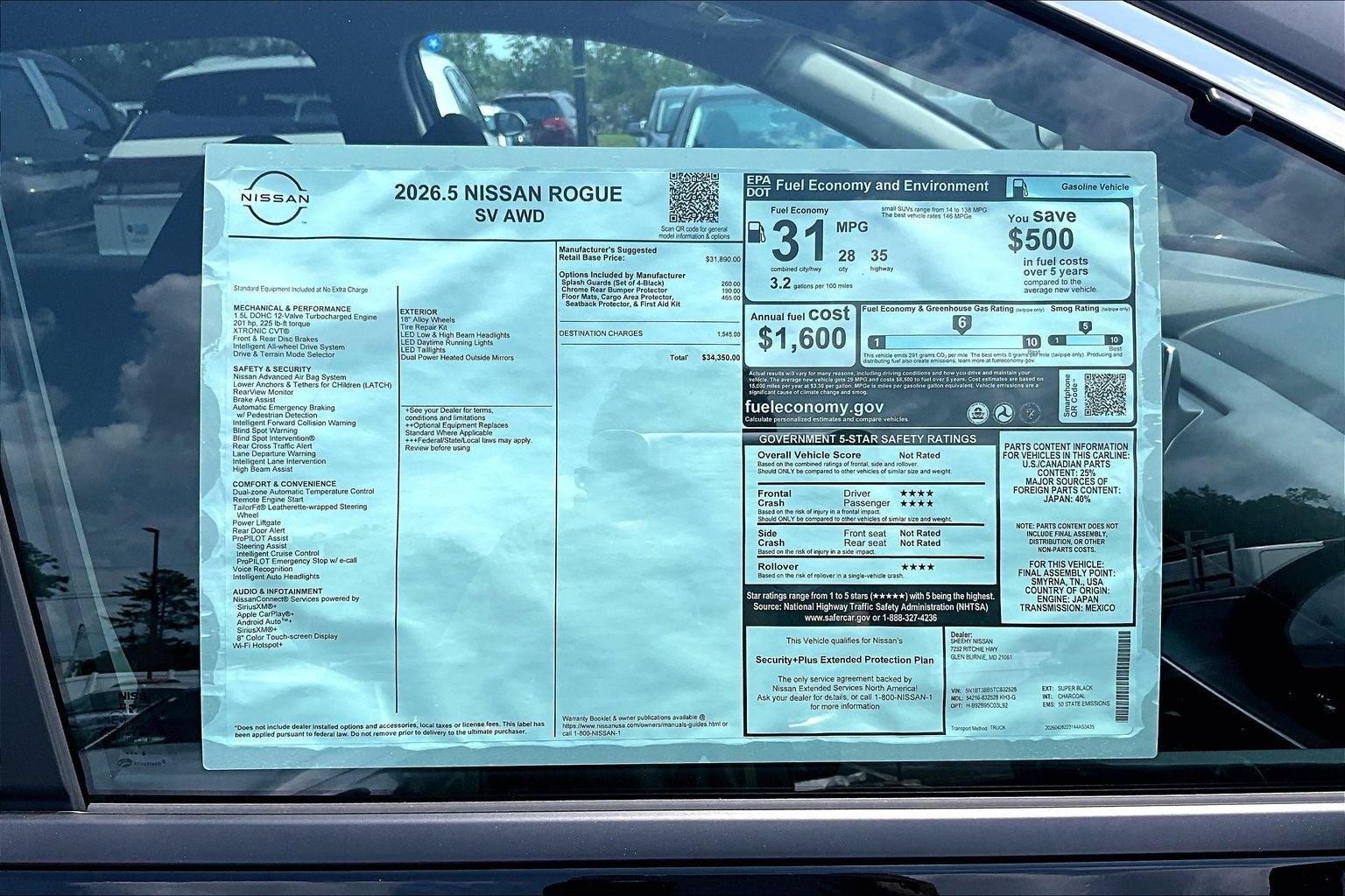 2026 Nissan Rogue SV