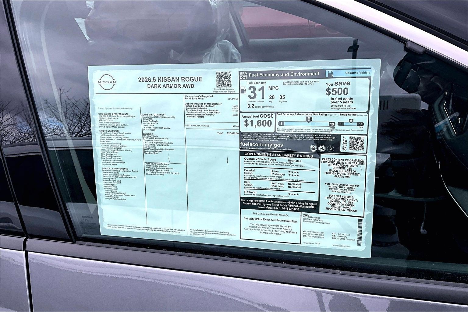 2026 Nissan Rogue Dark Armor