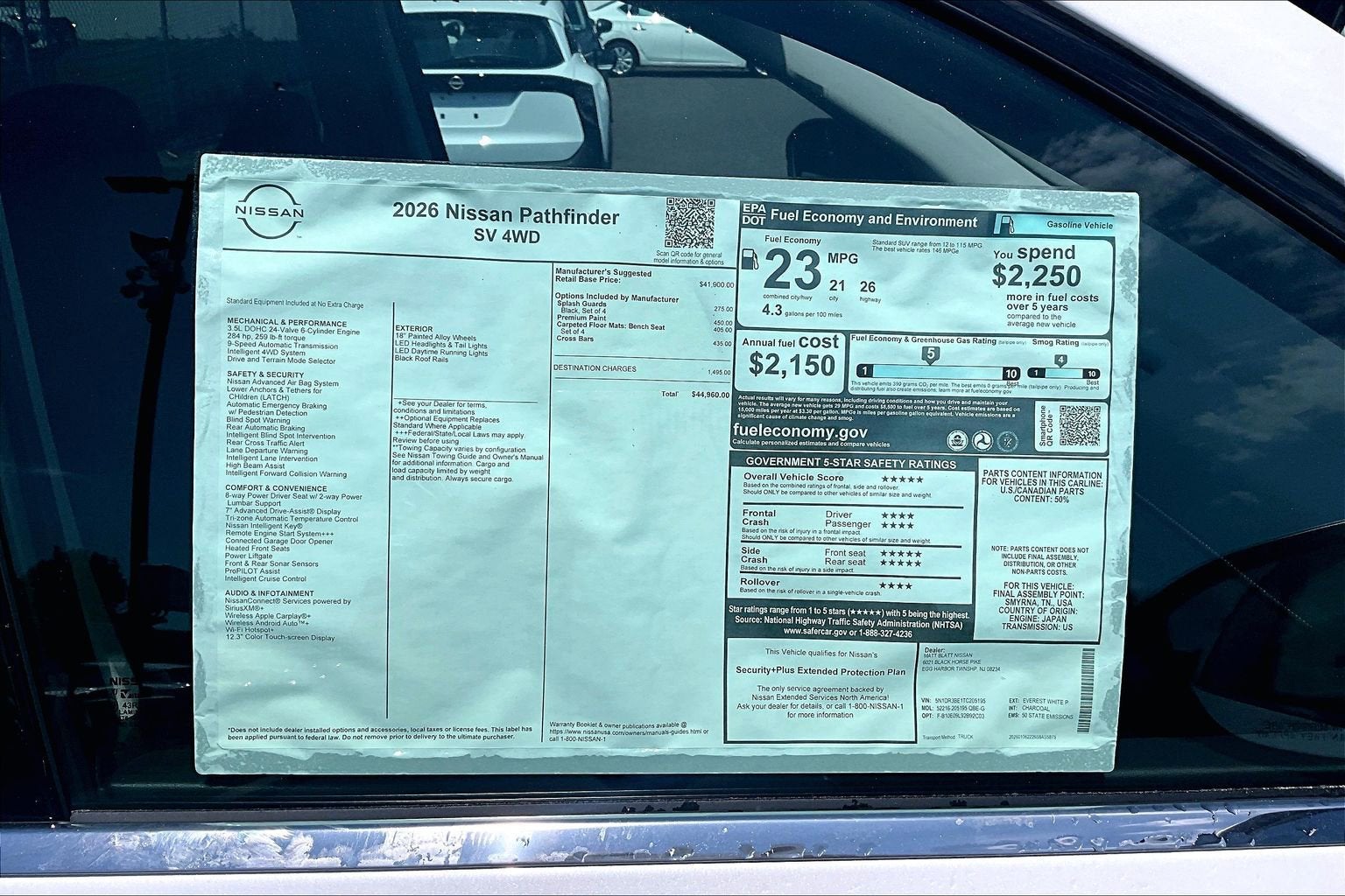 2026 Nissan Pathfinder SV