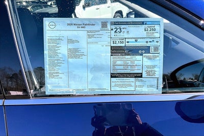 2026 Nissan Pathfinder SV