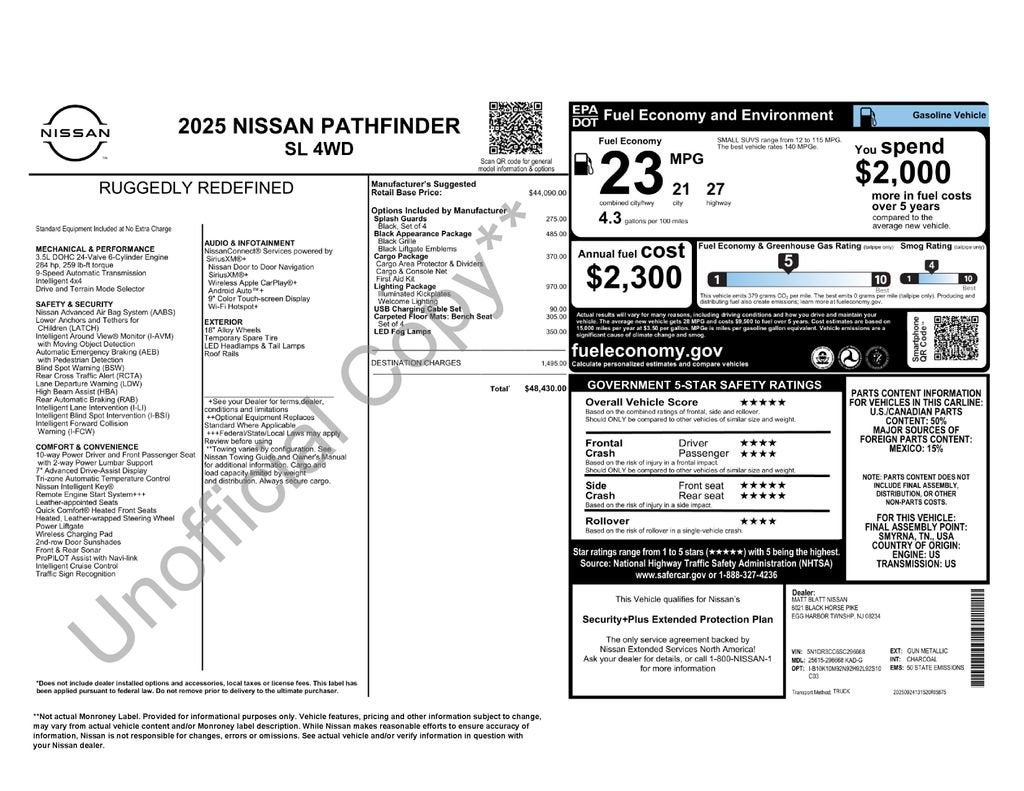 2025 Nissan Pathfinder SL