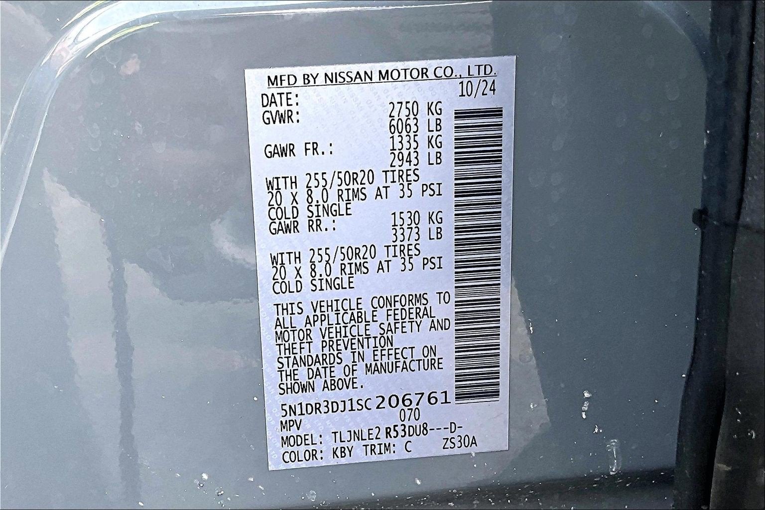 2025 Nissan Pathfinder Platinum