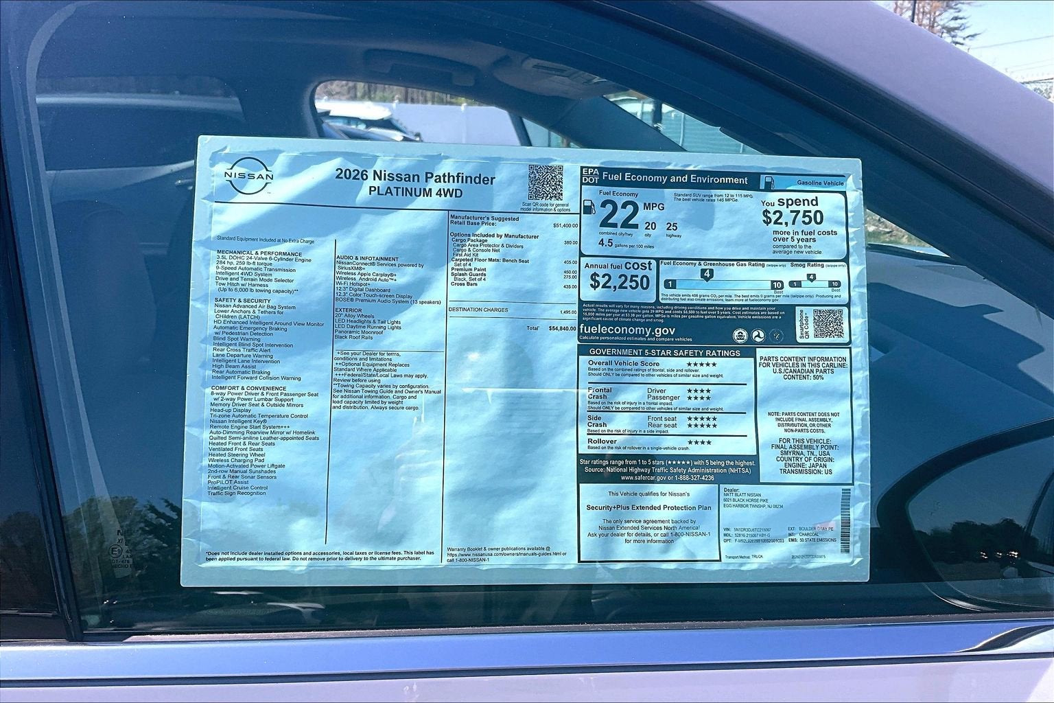 2026 Nissan Pathfinder Platinum