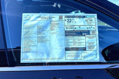 2026 Nissan Pathfinder Platinum