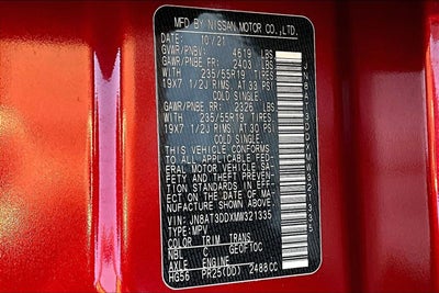 2021 Nissan Rogue Platinum