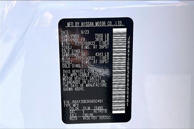 2024 Nissan Armada Platinum