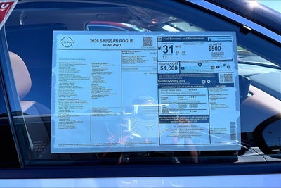 2026 Nissan Rogue Platinum