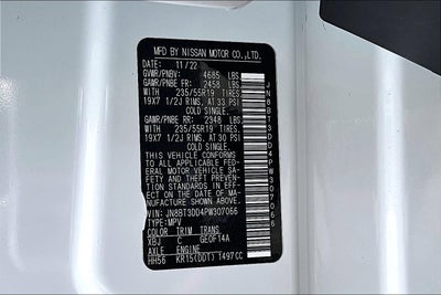 2023 Nissan Rogue Platinum