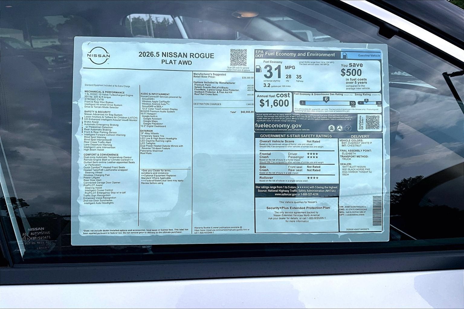 2026 Nissan Rogue Platinum