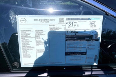 2026 Nissan Rogue Platinum