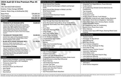 2024 Audi Q3 S line Premium Plus