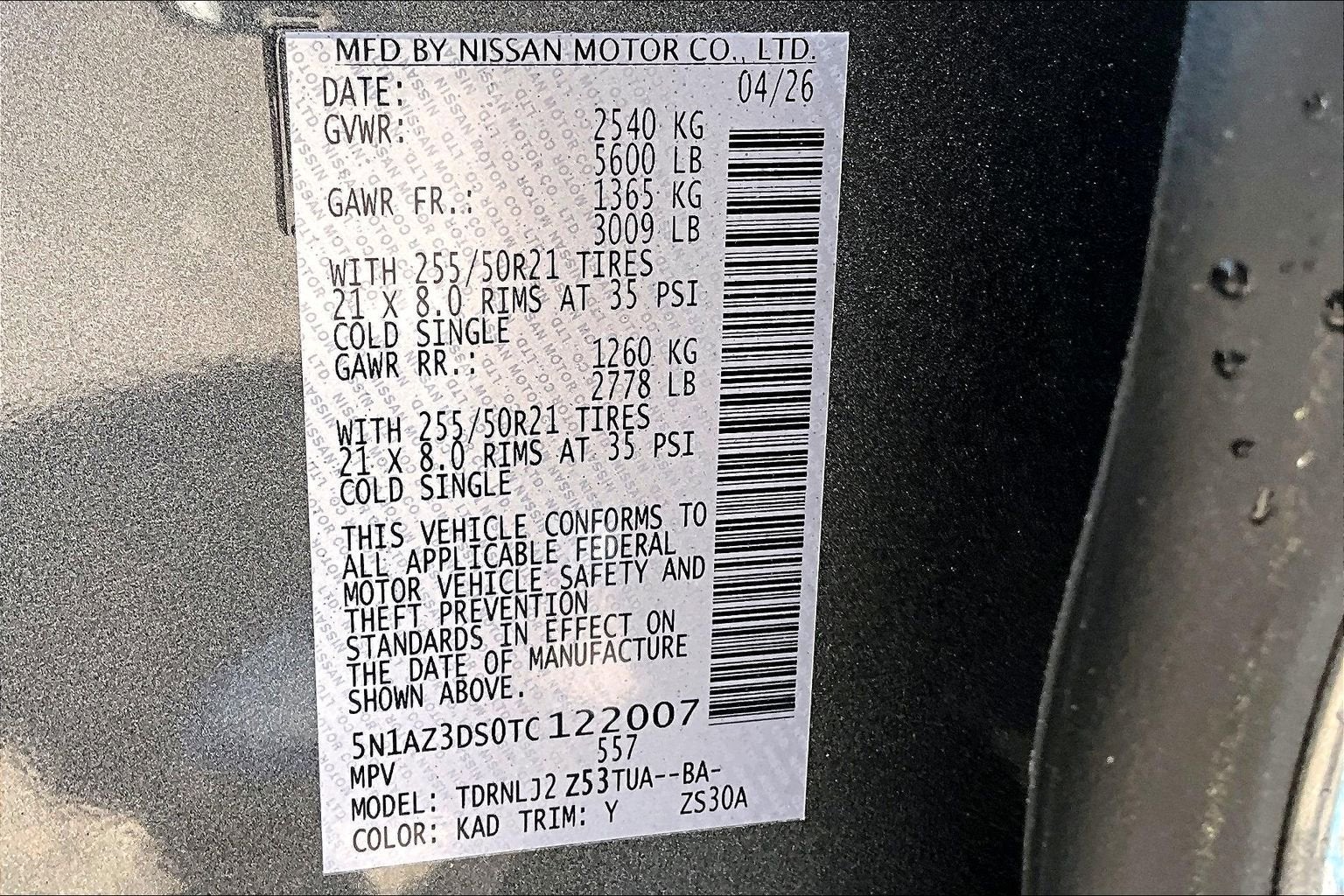 2026 Nissan Murano Platinum