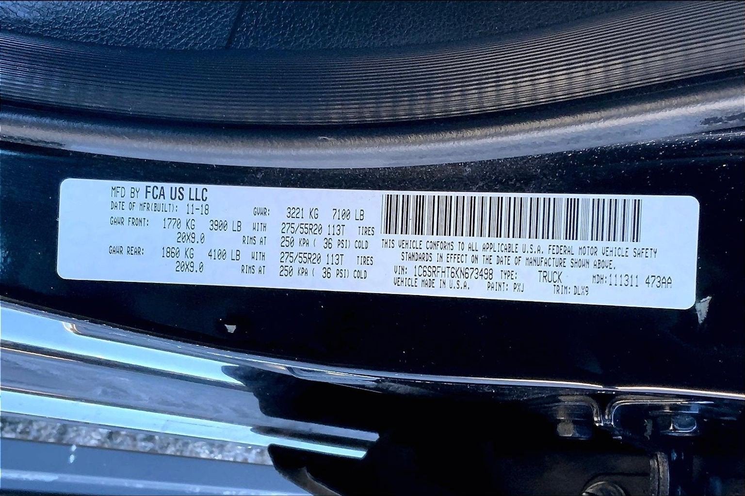 2019 RAM 1500 Limited Crew Cab 4x4 5'7' Box