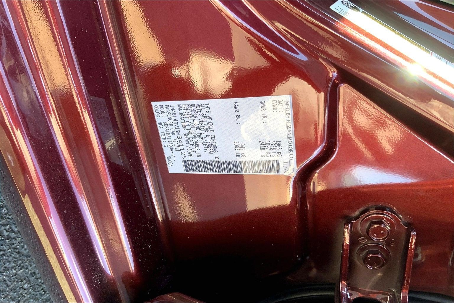 2025 Nissan Altima SV FWD